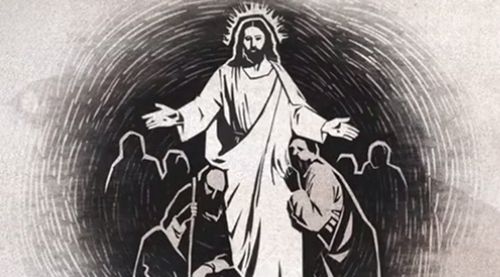 Jesucristo con los brazos extendidos invita a todos a venir a Él